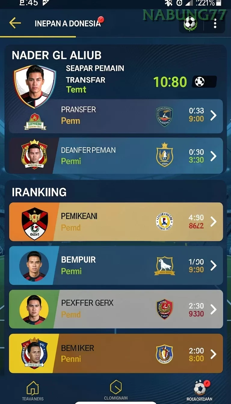 Cuplikan layar F200M — aktivitas