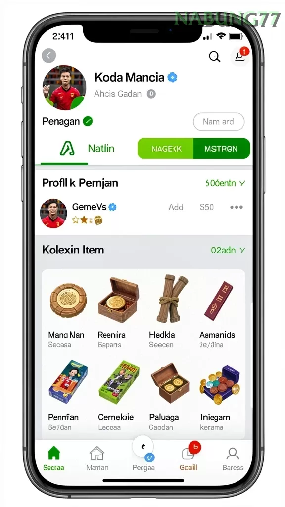Cuplikan layar PREMAN69 — pengaturan akun
